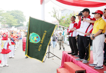 Pelepasan Pawai Budaya Kegiatan Kirab Pemuda 2018