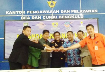 KPPBC Bengkulu MoU Dengan PT Pos