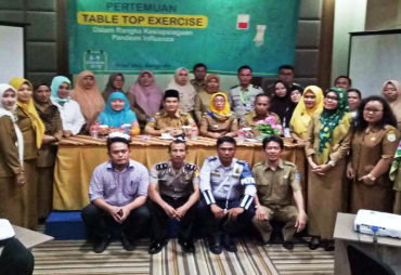 Kemenkes RI Melalui Direktorat Jenderal Pencegahan Dan Pengendalian Penyakit (Ditjen P2P) melakukan uji draft dokumen Rencana Kontijensi (Renkon) melalui kegiatan Table Talk Exercise