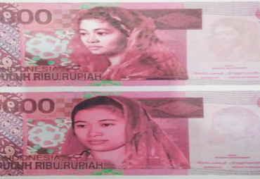 Contoh Desain Mata Uang Pahlawan Nasional Fatmawati Soekarno
