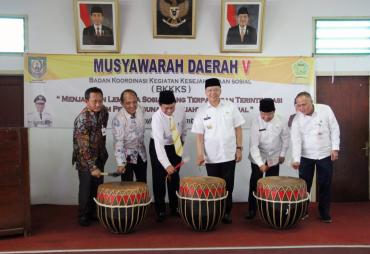 Musyawarah Daerah V Badan Koordinasi Kegiatan Kesejahteraan Sosial (BK3S) Provinsi Bengkulu 