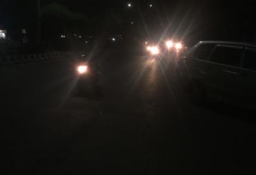 Aksi balap liar di Jalan Protokol Padang Jati Kota Bengkulu