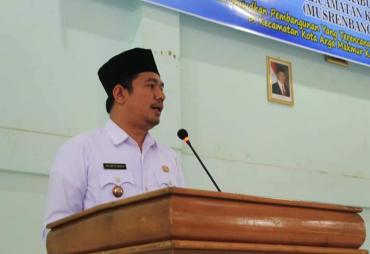 Wakil Bupati Bengkulu Utara saat menyampaikan sambutan