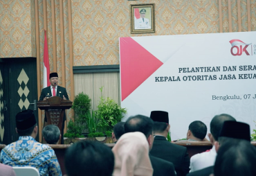 OJK Provinsi Bengkulu melakukan pergantian pimpinan, Kepala OJK Bengkulu Yan Syafri digantikan Yusri