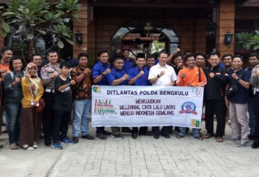 Ditlantas Polda Bengkulu silaturahmi dengan awak media