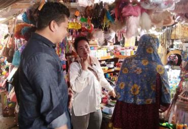 Syofyan Akmal Blusukan ke Pasar Panorama Kota Bengkulu