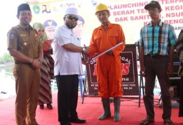 Launching keterpaduan program dan serahterima kegiatan Sanimas IDB, DAK Sanitasi, NUSP -2 dan NUSP Kotaku