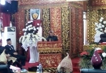 Plt Bupati Bengkulu Selatan menyampaikan sambutan