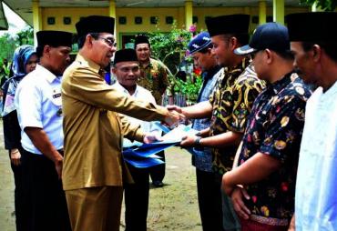 Bupati Rejang Lebong Ahmad Hijazi bersama jajaran OPD saat kunker