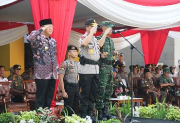 Apel Gelar Pasukan Ops Ketupat Nala 2019 Dalam Rangka Pengamanan Hari Raya Idul Fitri 1440 Hijriyah