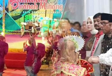 Ramah tamah bersama warga minang perantau di Bengkulu