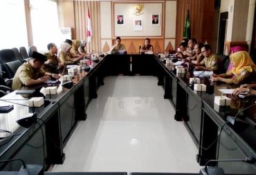 Pemerintah Kabupaten Seluma Audiensi dengan Tim Monitoring dan Evaluasi TPP Provinsi Bengkulu. Foto/Dok: Mc