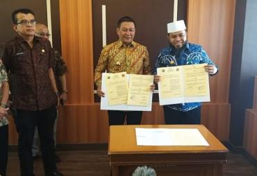 Walikota Bengkulu MoU dengan Walikota Bukittinggi