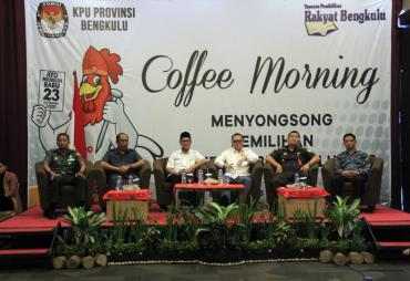 Coffee Morning bersama KPU dalam rangka Menyongsong Pemilihan Gubernur dan Wakil Gubernur Bengkulu Tahun 2020 