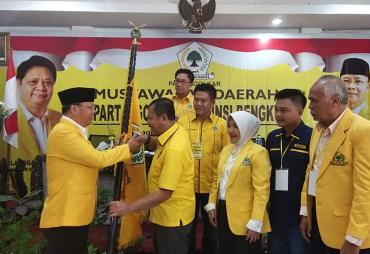 Rohidin Pimpin Kembali Golkar Provinsi Bengkulu