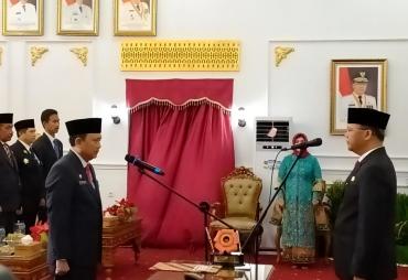 Pelantikan Sekda Provinsi Bengkulu Definitif