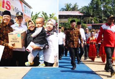 Gubernur Rohidin kunker di Desa Lokasi Baru Seluma