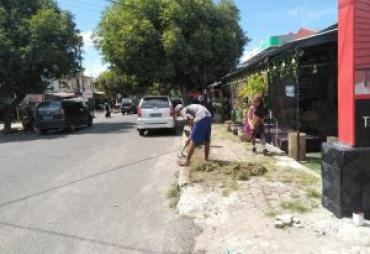 Dinas PUPR Kota Bengkulu Giatkan Tebas Bayang 