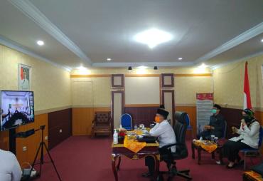 Vicon bersama Kajati dan Sekda Se-Provinsi Bengkulu