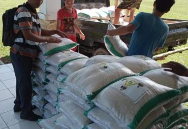 Bantuan beras Kecamatan Tetap Kabupaten Kaur
