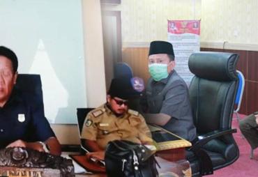 Rapat Paripurna Virtual Meeting DPRD Provinsi Bengkulu