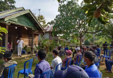 Rohidin silaturahmi di Desa Tanah Hitam Kecamatan Padang Jaya Bengkulu Utara