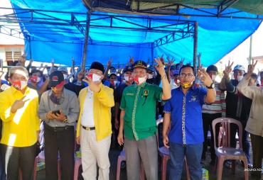 Rohidin silaturahmi bersama masyarakat Rimbo Pegadang Lebong