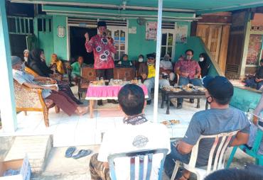 Rosjonsyah mengunjungi Desa Palak Bengkerung Kecamatan Air Nipis