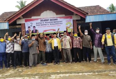 Rohidin silaturahmi di Desa Fajar Baru Kecamatan Ketahun Bengkulu Utara