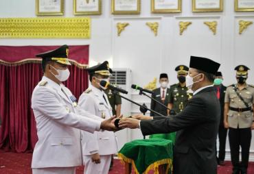 Pelantikan Bupati dan Wakil Bupati Kaur