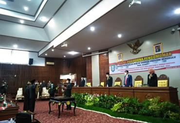 Paripurna PAW Dewan Provinisi Bengkulu