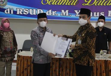 Kadinkes Provinsi Bengkulu Jabat Plt Direktur RSMY
