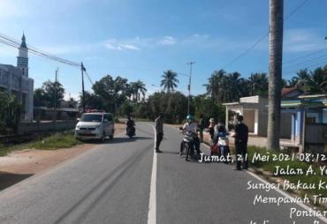 Aktifkan PPKM Skala Mikro, Babinsa Bersama Tim Tracer Parit…