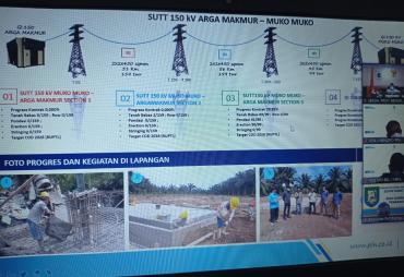 Pemprov Bengkulu Siap Bantu PT. PLN Lanjutkan Pembangunan SUTT