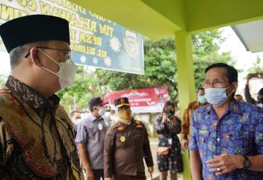 Gubernur Rohidin Minta Kabupaten Seluma tetap Bentuk Posko PPKM hingga ke level Desa 