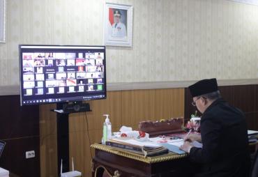 Gubernur Rohidin Tandatangani KUA-PPAS APBD-P Provinsi Bengkulu Tahun 2021