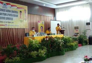 Rakorda Pemenangan Pemilu Golkar Provinsi Bengkulu