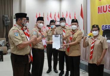 Sekda Prov. Hamka Sabri Siap Majukan Pramuka Bengkulu