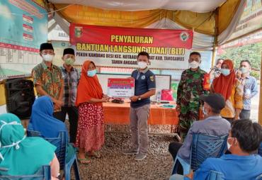 Pembagian BLT DD di Pekon Kandang Besi Berjalan Lancar