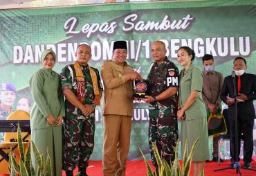 Wagub Rosjonsyah Hadiri Pisah Sambut Dandenpom II/I Bengkulu