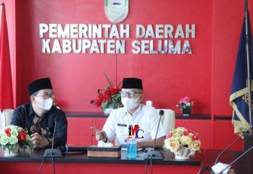 Plt Kepala Bappeda Kabupaten Seluma Ikuti Musrenbang Provinsi Bengkulu Secara Virtual