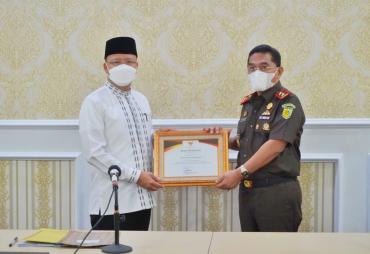 Gubernur Rohidin Apresiasi Dukungan Kejati dalam Penataan Aset Pemprov Bengkulu