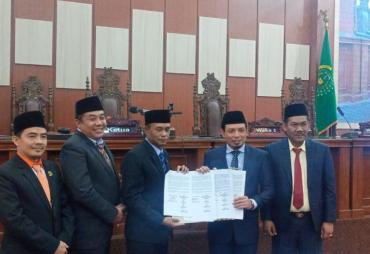 Paripurna Penandatanganan Nota Kesepakatan Terkait Perubahan APBD Kota Bengkulu 2022
