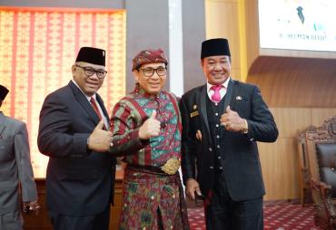 Wagub Bengkulu Rosjonsyah Hadiri Paripurna HUT ke 21 Kota Lubuk Linggau