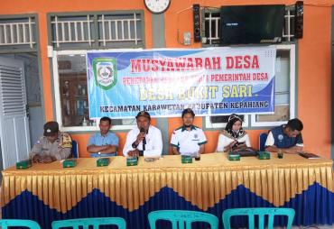 Desa Bukit Sari Gelar Musyawarah RKPDes Tahun 2023