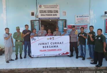 Kapolsek Teramang Jaya Tanggapi Keluhan dan Saran Masyarakat Desa Pondok Baru