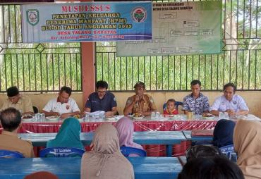 Pemdes Talang Babatan Tetapkan 45 KK Penerima BLT-DD 2023