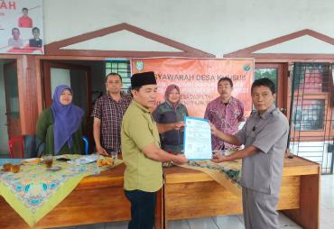 Pemdes Daspetah Tetapkan 33 KK Penerima BLT-DD 2023