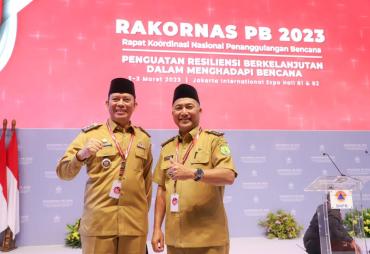 Pj Bupati Apriyadi Rakor dengan Presiden Jokowi