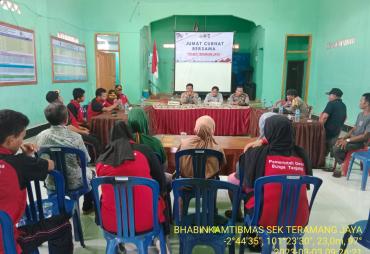Jumat Curhat Polsek Teramang Jaya